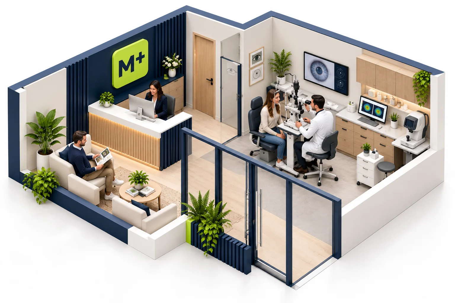 M+ LASIK business world.